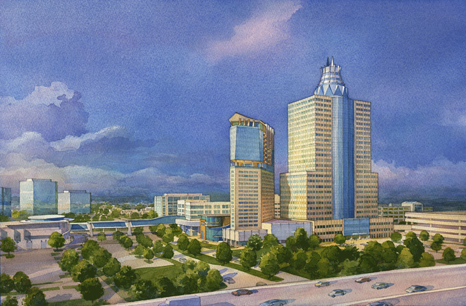 Memorial Hermann Memorial City Medical Center Artist Rendering